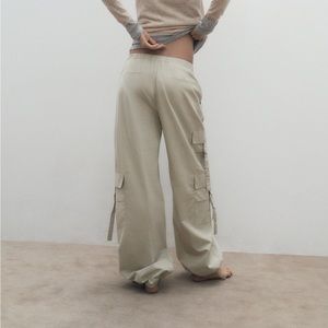 NWT ZARA parachute pants